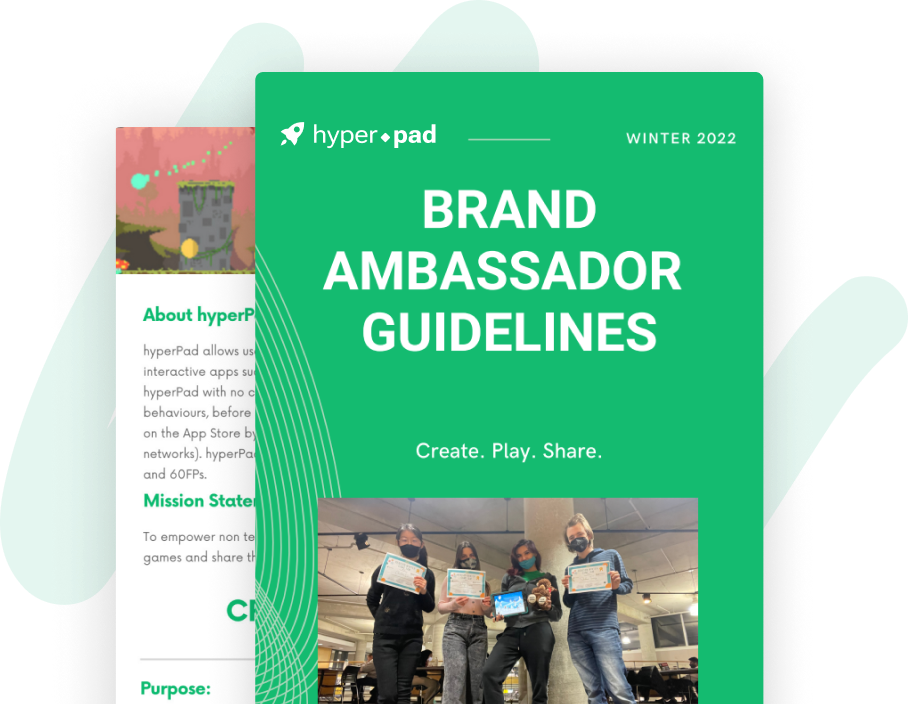 An illustration of hyperPad community collaboration