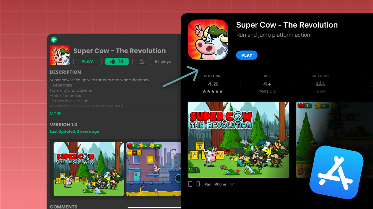 An image of a hyperPad app published to the App Store.
